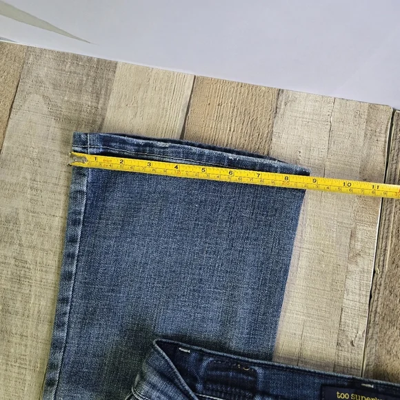 LEVI'S | 524 Too Superlow Bootcut Jeans in Blue sz 5M - Picture 3 of 12